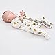 3PCS Baby Schlafstrampler Babychlafanzug Babyschlafsack Baumwolle mit Füßen mit knöpfen Gr. 56 62 68 für Junge Mädchen Neugborenen (Biene, 62)