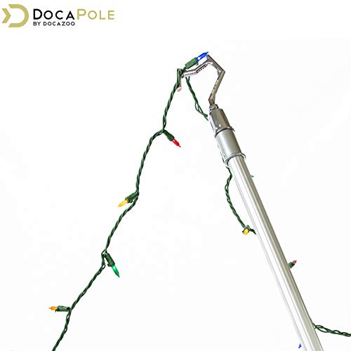 DOCAZOO DocaPole BigReach Pole Hook Attachment for Extension Pole Telescopic Pole Hook for