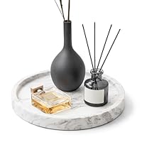 Organizzatore per cosmetici – Vassoio per toeletta in travertino fatto a mano per la cura della pelle e profumi / Vassoio decorativo per bagno di lusso - Italia