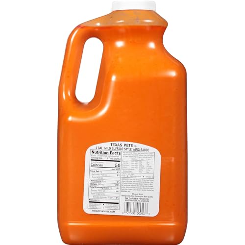 Texas Pete, Buffalo Style Mild Chicken Wing Sauce, 1 Gallon (4 Count)
