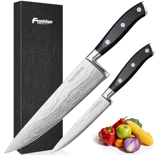 fomidao 2PCS Chef Knife Set, Razor Sharp…