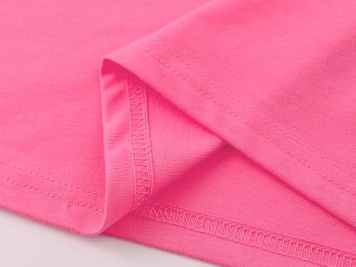 Image of Dvenki Girls Graphic Short Sleeve Crewneck T-Shirt Sizes 6-18 | breathable soft cotton blend, cute graphic prints, summer little and big girls tee, ideal casual wear for school, daily