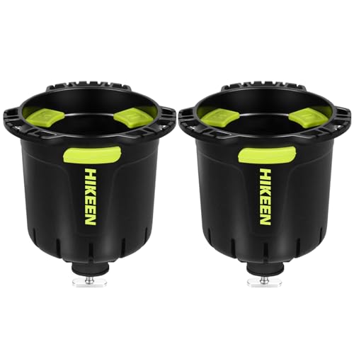 Kayak Cup Holder with Rubber Tab, Multi-Functional Cup Holder for Kayak Water Bottle Holder, Drinks Holder, Fishing Tool, Lures Storage, Kayak Track Mount Install(2Pack) by Hikeen - Used condition - US$24.12