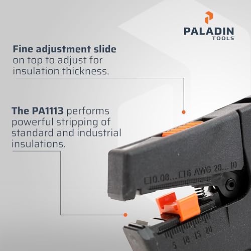 Image of STRIPAX PRO 6 Automatic Wire Stripper Tool, Premium Wire Cutter 28-10 AWG, THHN /THHW Insulation, Professional Grade