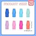 PRALB 400PCS Pencil Top Eraser Bulk Caps for Pencils,Chisel Shape Erasers Toppers for Party Favors Games Prizes, Pencil Top Erasers Cap for Home School Classroom Office Ocean Color