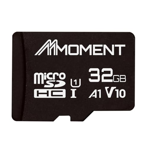 Image of MMOMENT 32GB Micro SD Card, A1, UHS-I, U1, V10, Class 10 Compatible, Read Speed Up to 90 MB /s, SD Adapter Included