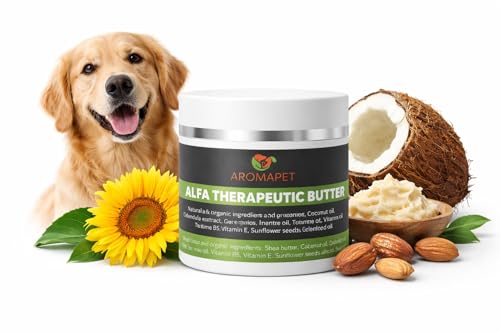 AROMAPET Therapeutic Paw Butter for Dogs - Non-Toxic, Lick-Safe Nose Balm for Dogs + Dog Paw Balm...