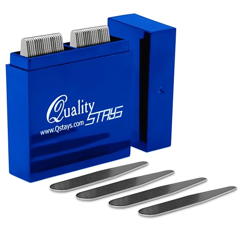36 Durable Stainless Steel Collar Stiffeners in Box 2.2 / 56mm