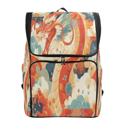 Sac à dos dragon dessin animé grand volume pour ranger tous les cahiers A4