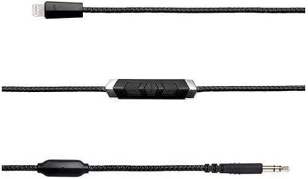 V-MODA Speakeasy DAC/AMP 3-Button Lightning Cable - Black, One size