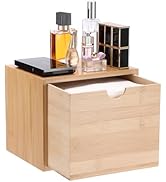 Sumnacon Disposable Face Towel Holder for Bathroom Vanity, Wooden Facial Towels Holder Container ...