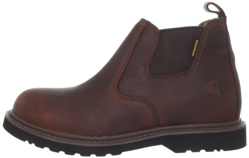 Carhartt Men's 4" Romeo Waterproof Breathable Non Safety Toe Pull-On Boot CMS4100, Dark Brown Oil Tanned, 13 W US - Thumbnail 6