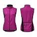 Fahrradweste für Damen ultraleicht Stehkragen Softshell-Laufweste...