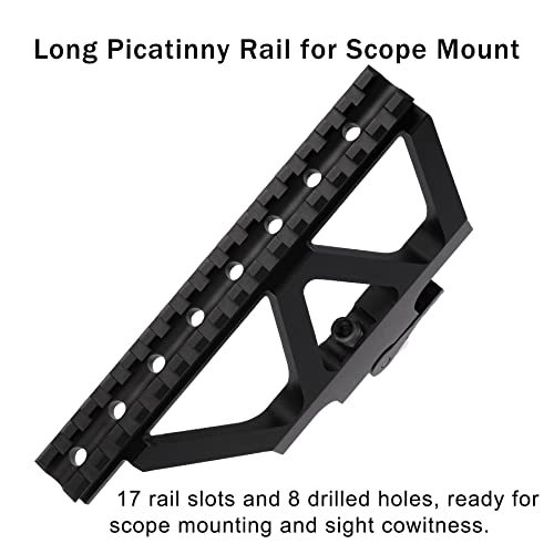 image for TRSAIM Side Scope Mount - Quick Detach Scope Mount Side Picatinny Rail