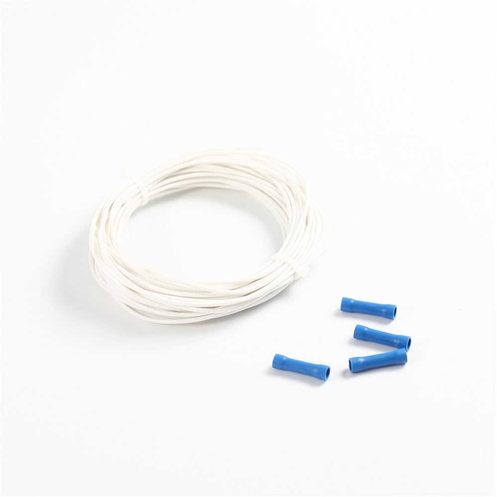 Cable calefactor de silicona de 30M, Cable calefactor eléctrico de cobre y caucho de 2mm de diámetro, 5V a 380V,(12V)