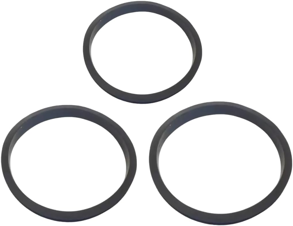 Jar gasket Compatible for"Panasonic/National Panasonic" Mixer/Grinder Jars" Small(9.8cm) & Big(12.6cm)" (1 small & 2 big Units, Black)