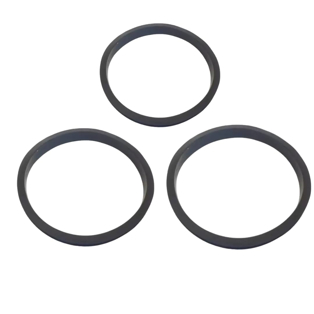 Kedari Enterprises Jar gasket Compatible for”Panasonic/National Panasonic” Mixer/Grinder Jars” Small(9.8cm) & Big(12.6cm)” (1 small & 2 big Units, Black)