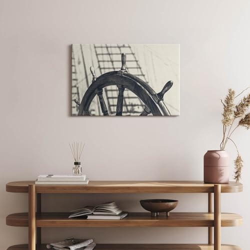 Tableau photo sur toile navire ancien 60x40cm Wallfluent