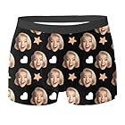 Calecon Personnalise Homme avec Impression Photo et Design Drôle Boxer en Coton Doux et Microfibre Respirante Sous-Vêtements Rigolos pour Sport et Loisirs Confortable pour Usage Quotidien et Occasions