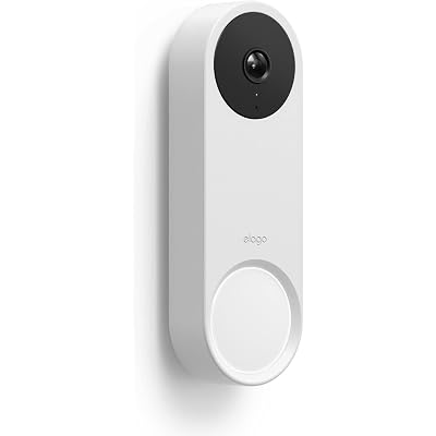 elago Silicone Case Compatible with Google Nest Hello Video Doorbell (Wired, 2nd & 3rd Gen) - Weather and UV Resistant, Perfect Color Match, Clean Finish (Snow)