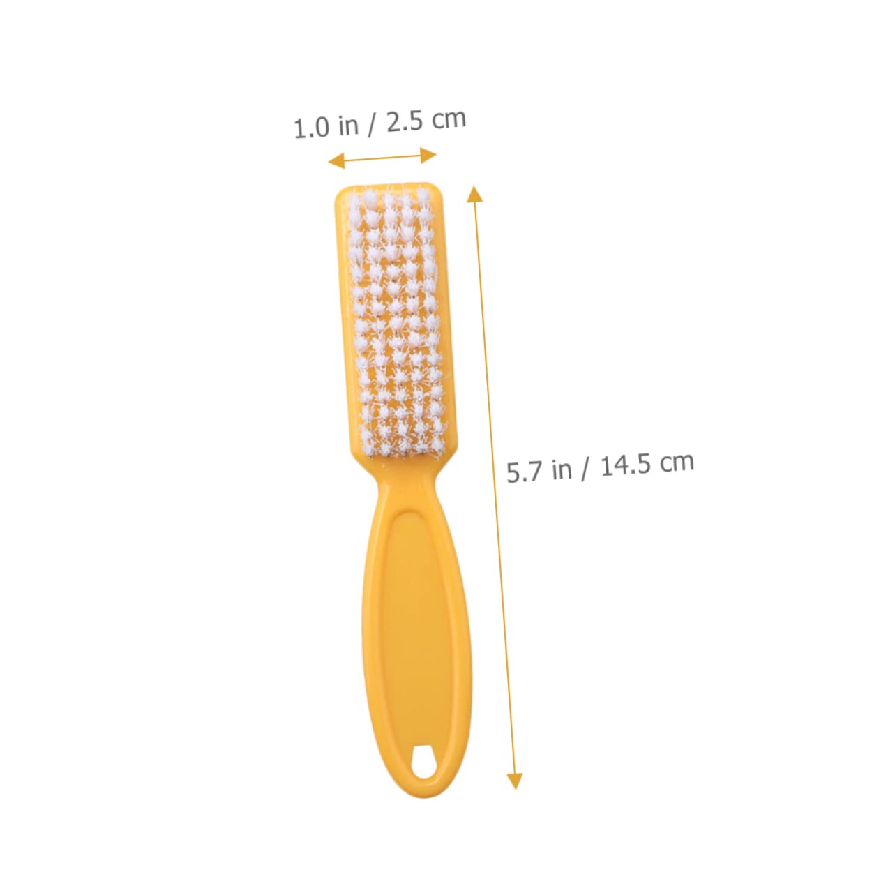 Healeved Spazzola la Pulizia Unghie 24 Pezzi in Plastica Pp, Facile da Trasportare e Delicata, per Manicure e Viaggi Colore Casuale