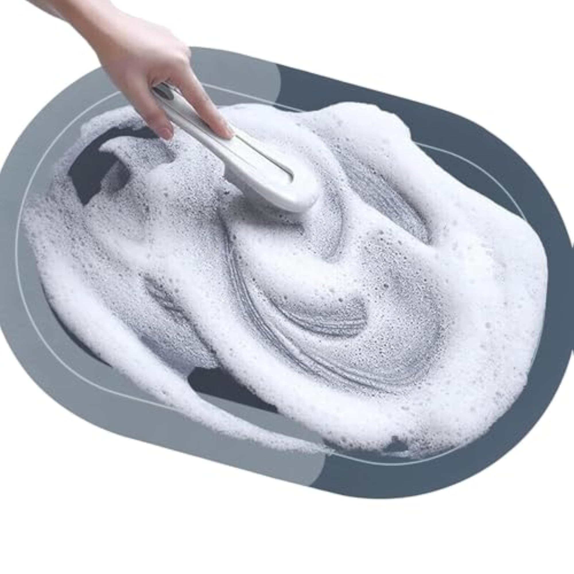 2-Pack Cute Diatomite Absorbent Quick-Drying Shower Mat