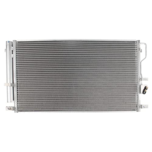 Image of TRQ A /C Condenser and Receiver Drier Assembly Compatible with 2016-18 Hyundai Tucson SE 2018 Tucson SEL SEL Plus Sport 2017-19 Kia Sportage EX LX Front Wheel Drive