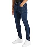 Island Trading Men's Skinny Jeans - Stretchable Denim - Grey, Black, Dark Blue, Blue Stonewash - Sizes 28-42W / 30-36L