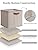 StorageWorks 13x13 Inches Storage Cube, Fabric Storage Bins with PU Handles, Collapsible Organizer Baskets for Closet, Brown and Beige, 6-Pack