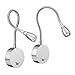 Produktbild parlat LED Lese-Lampe/Wand-Leuchte Han, Schwanenhals, Chrom, Schalter, warm-weiß, 2 STK.