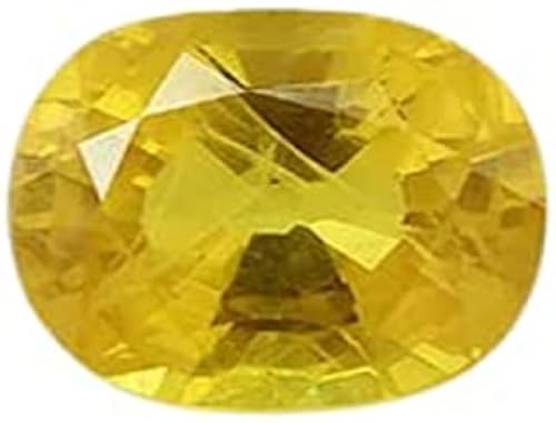 Saphir jaune AAA++ de Ceylan 8,00 carats, gemme précieuse naturelle de prestige