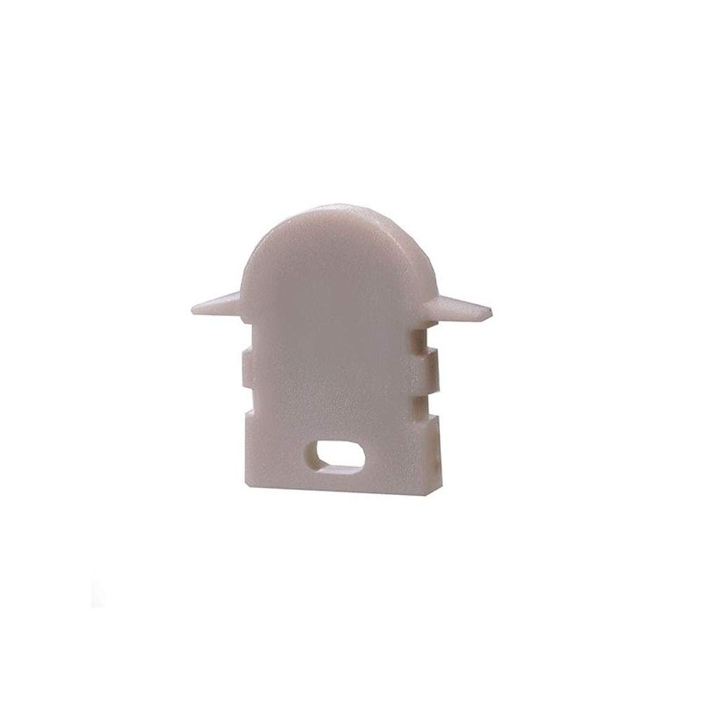 Reprofil Accessory of R 02-05 End Cap for LED Profile Set of 2, Grey 979691