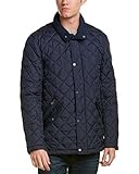 Cole Haan Men's Quilted Barn Jacket, Navy, X-Large