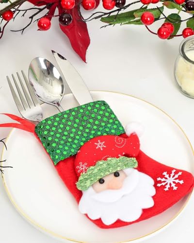 Image of 4 PCS Christmas Stockings, Stockings Christmas, Christmas Stocking Classic Socks for Xmas Home Decor, Christmas Socks, Christmas Stockings, Christmas Decorations Items, Christmas Decorations