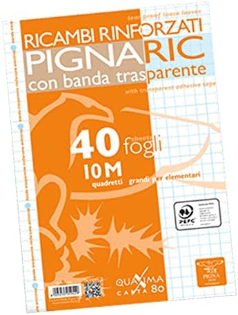 Quaderno Pigna 022223710 | Rigatura 10 | Quadretti 1 Cm | 80 Fogli | Carta 100g/mq - Foto 9