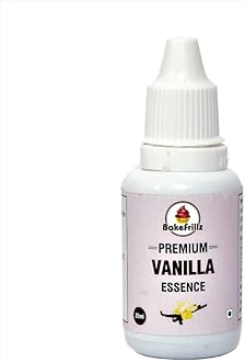 Bake Frillz Food Essence Flavour, 20 ml (Vanilla)