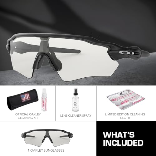 Image of Oakley RADAR EV PATH OO9208 Shield Shape Sunglasses With Official Eyewear Kit