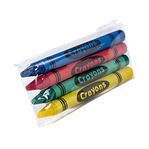 CiboWares 4-Pack Cello Wrapped Crayons, Case of 500