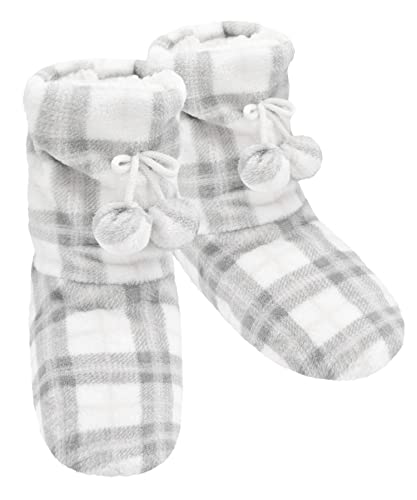 Image of Panda Bros Women's Bootie Slipper Socks, Non-Slip Gripper House Socks