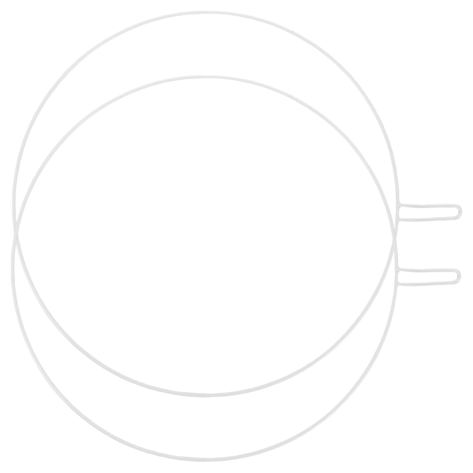 GRIRIW 2Pcs Crib Canopy Hoop Bracket for Netting Support Crib Bed Accessories for Safe Sleeping Space Lightweight Easy to Install Fit for Cribs