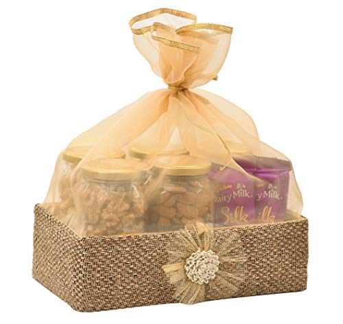 Image of NUTRI MIRACLE Thanksgiving Dry Fruits Hamper | Gift Pack for Corporate and Family Use