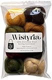 Wistyria Editions WR-907R Wool Roving, Falling Leaves, 8-Pack