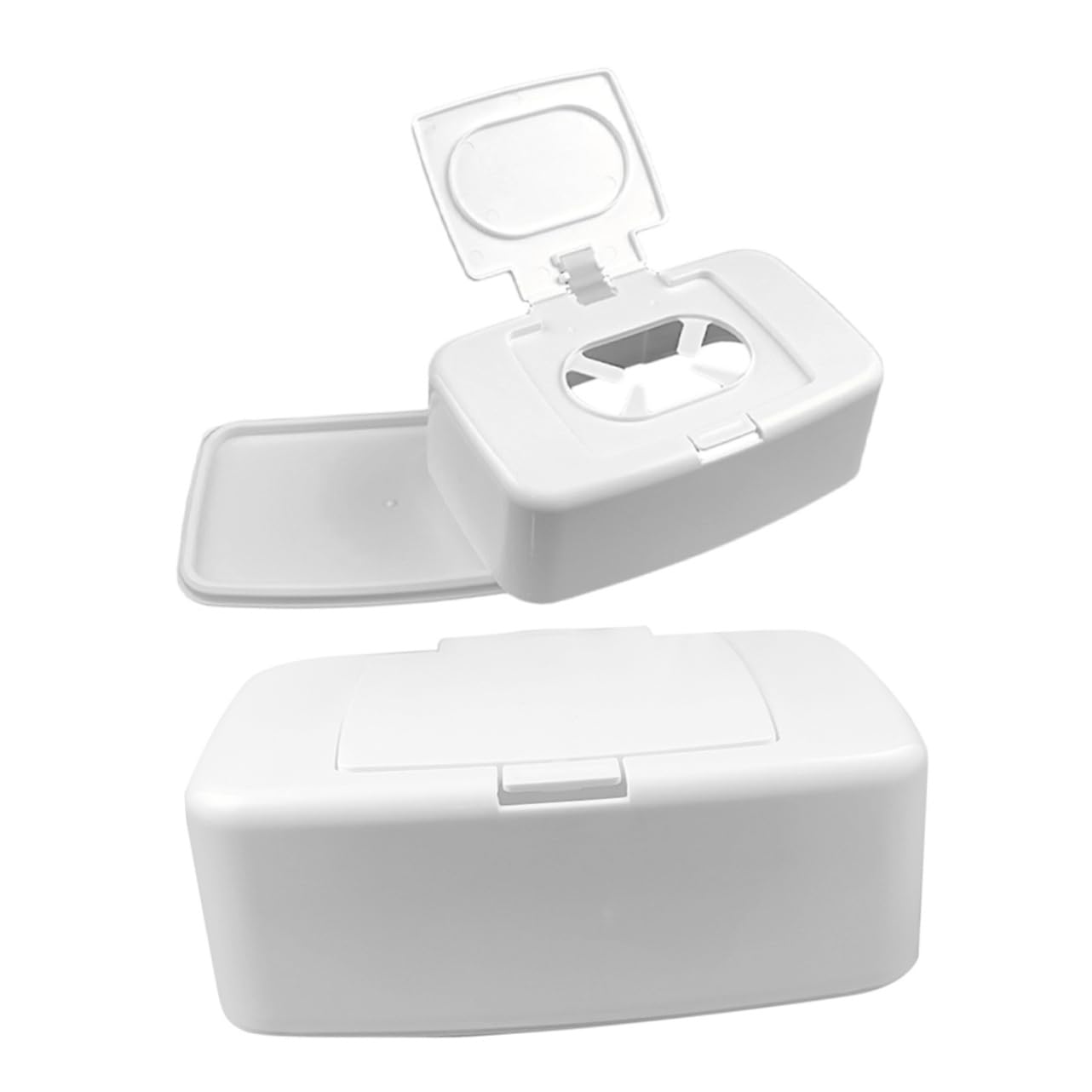 Ciieeo 6 Pcs Boîte De Rangement Décorer Étui À Mouchoirs avec Couvercle Étui À Lingettes Portable Étui À Lingettes pour Bébé Distributeur De Lingettes Portable Étui À Mouchoirs