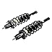 TRIBLE SIX Rear Pair Complete Struts Coil Springs Assembly Replacement for 2011-2014 Chrysler 200 & 2007-2010 Chrysler Sebring & 2008-2014 Dodge Avenger Shock Absorbers Kits 171126