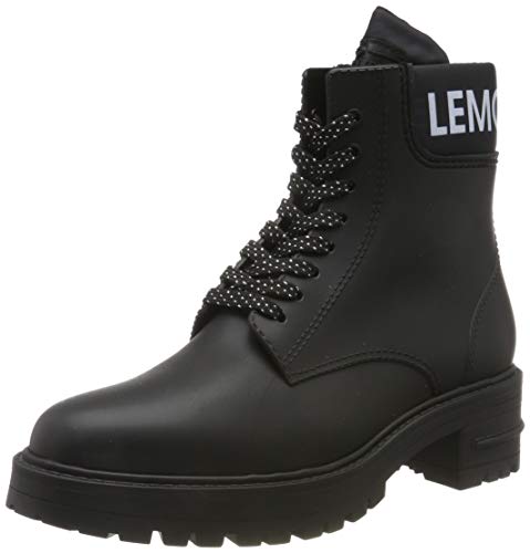 Lemon Jelly Ritta, Botas Estilo Motero para Mujer, Negro (Black 01), 37 EU