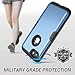 YOUMAKER Designed for iPhone 8 Case & iPhone 7 Case, Full Body Rugged with Built-in Screen Protector Heavy Duty Protection Slim Fit Shockproof Cover for Apple iPhone 7/iPhone 8 4.7 Inch - Blue