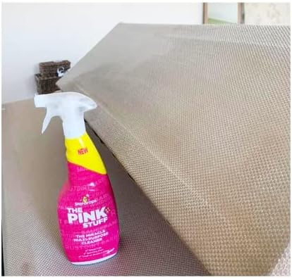 Pkge 750ml The Pink Stuff Multipurpose Miracle Cleaning Spray Trigger Grease Stains hick Cleansing Bathroom Foam Gel Cleaner Spray Grime Shine - Includes 1 Cleaning Cloth (Pack of 1)