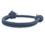Skipper Armband Surferband Segelknoten maritimes Armband Nylon Marine 8438