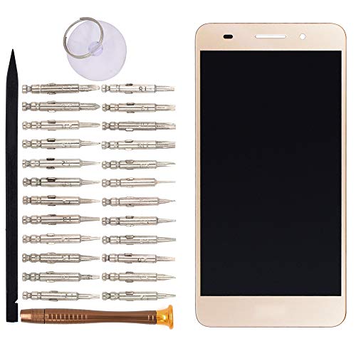 Image of LCD Screen Display Digitizer Touch Panel Without Frame Screen Replacement for Honor Holly 3 Huawei Y6 II Honor 5A(Golden)