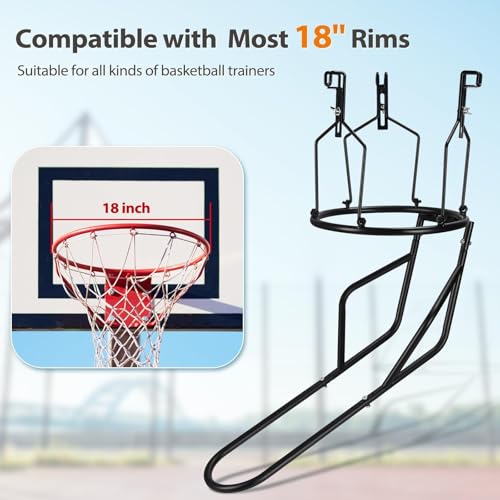 Filet de rebond de basket robuste et filet de protection de panier - 4